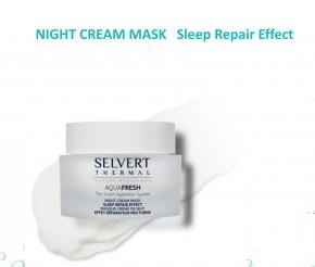 Aqua Fresh Night Cream Mask - Selvert Thermal